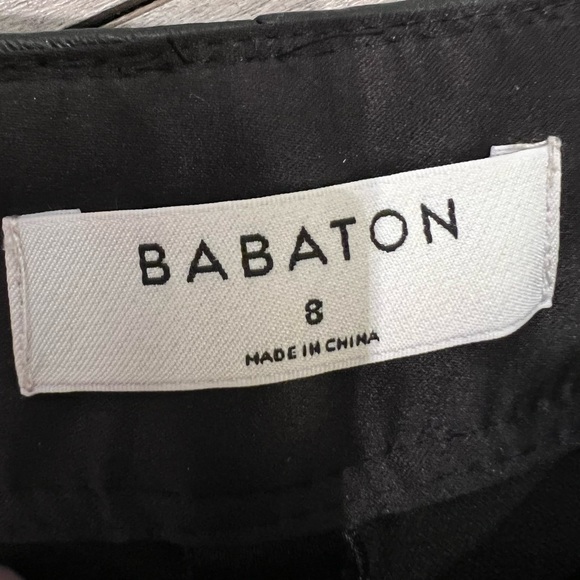 Aritzia Babaton Vegan Straight black size 8 - Picture 8 of 11